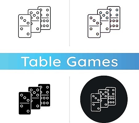 EPS 해외이미지 일러스트 사람없음 세트 원형 보드게임 도미노 해외일러스트 도형 놀이 파일형식 벡터 이미지허브