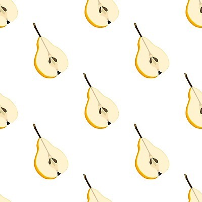 EPS 해외이미지 패턴 일러스트 사람없음 패턴백그라운드 서양배 해외일러스트 백그라운드 무늬 과일 배 파일형식 벡터 이미지허브