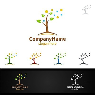 EPS 해외이미지 나무 디자인 잎 사람없음 그래픽 나뭇가지 심볼 사인 에코 바이오 브랜딩 해외일러스트 식물 환경 파일형식 벡터 이미지허브