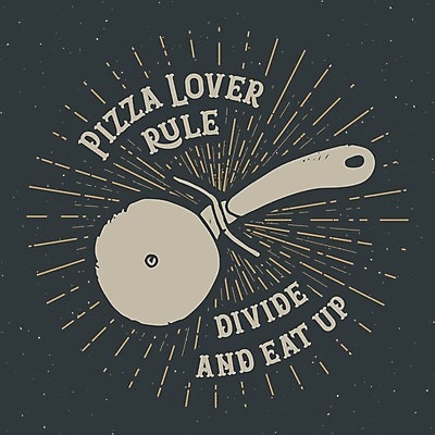 EPS 해외이미지 일러스트 사람없음 피자칼 해외일러스트 주방용품 파일형식 벡터 이미지허브