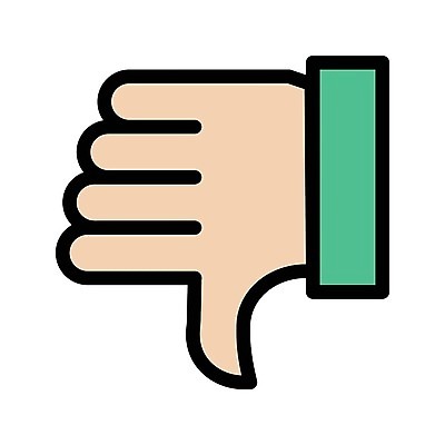 EPS 해외이미지 손 디자인 백그라운드 인터넷 일러스트 비즈니스 손가락 파란색 웹 엄지손가락 금지 흰색 선택 투표 심볼 사인 취소 나쁜 부정 부정적 싫음 해외일러스트 감정 컬러 컨셉 신체부위 선거 파일형식 벡터 사람 민주주의 이미지허브