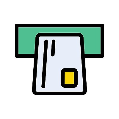 EPS 해외이미지 디자인 컨셉 돈 일러스트 금융 쇼핑 세일 달러 신용카드 황금 구매 플라스틱 심볼 사인 상업 전자 소매 ATM 계좌 인출 해외일러스트 재질 경제 재산 파일형식 벡터 이미지허브
