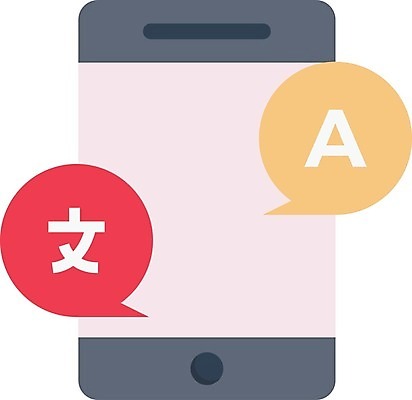 EPS 해외이미지 디자인 영어 교육 일러스트 비즈니스 텍스트 통신 학교 모바일 책 스터디 세계 글로벌 검은색 흰색 심볼 사인 사전 온라인 고립 번역 해외일러스트 문자 컬러 학습 파일형식 벡터 이미지허브