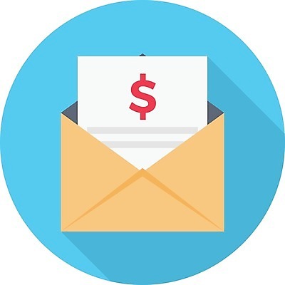 EPS 해외이미지 종이 컨셉 돈 일러스트 비즈니스 금융 메시지 이메일 플랫 편지 서비스 사인 서식 문서 결제 영수증 회계 계산서 계좌 세금 타격 환불 해외일러스트 모션 경제 재산 파일형식 벡터 이미지허브