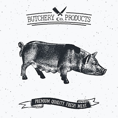 EPS 해외이미지 동물 디자인 실루엣 산업 음식 스티커 일러스트 포옹 육류 돼지고기 스테이크 요리 그래픽 농장 라벨 상점 식당 수확 돼지 소 그릴 바비큐 자르기 먹기 심볼 허리 사인 메뉴 복고 햄 윤곽 배지 베이컨 갈비뼈 우표 휘장 정육점 활자 해외일러스트 농업 식재료 포유류 안기 모션 주방용품 뼈 프레임 서양음식 촬영기법 신체부위 활자판 파일형식 벡터 이미지허브