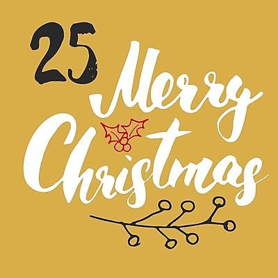 EPS 해외이미지 영어 열매 크리스마스 일러스트 타이포그라피 사람없음 숫자 달력 날짜 12월 해외일러스트 식물 문자 기념일 파일형식 벡터 이미지허브