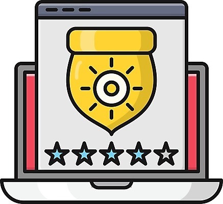 EPS 해외이미지 인터넷 일러스트 비즈니스 열쇠 안전 그래픽 파란색 노트북 컴퓨터 디지털 스크린 공책 자료 웹 정보 네트워크 보호 만화 사이버 보안 방패 온라인 리뷰 방화벽 백신 사생활 악성코드 해외일러스트 컬러 컨셉 의학 문구용품 전자제품 파일형식 벡터 이미지허브