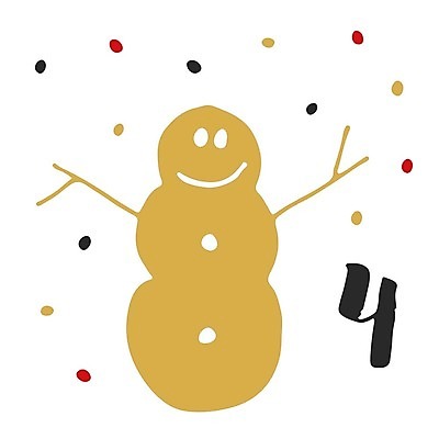 EPS 해외이미지 일러스트 눈사람 타이포그라피 사람없음 숫자 달력 원형 날짜 12월 해외일러스트 도형 문자 파일형식 벡터 이미지허브