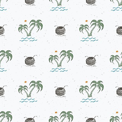 EPS 해외이미지 백그라운드 패턴 일러스트 빨대 사람없음 야자수 태양 패턴백그라운드 시원함 코코넛 코코넛주스 해외일러스트 자연요소 나무 무늬 과일 주스 파일형식 벡터 이미지허브