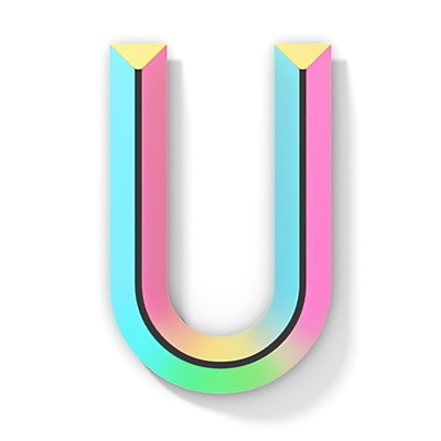JPG 해외이미지 알파벳 일러스트 텍스트 타이포그라피 사람없음 그래픽 컬러풀 U 엘리먼트 해외일러스트 문자 영어 컬러 파일형식 이미지허브