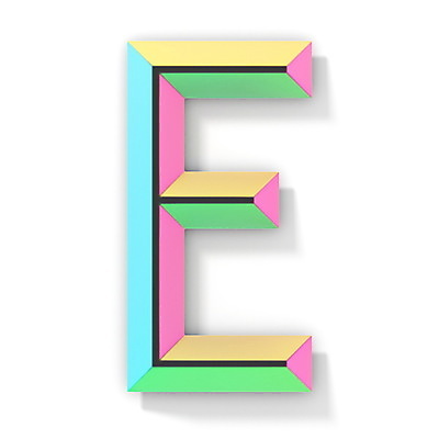 JPG 해외이미지 알파벳 일러스트 텍스트 타이포그라피 사람없음 그래픽 컬러풀 E 엘리먼트 해외일러스트 문자 영어 컬러 파일형식 이미지허브