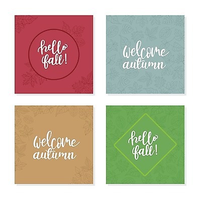 EPS 해외이미지 손글씨 배너 일러스트 사람없음 가을 원형 라인아트 정사각형 심플 마름모 배너세트 가을배경 해외일러스트 도형 계절 선 백그라운드 세트 파일형식 벡터 가을_계절 이미지허브