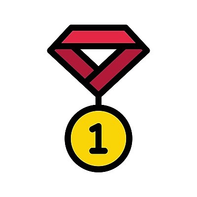 EPS 해외이미지 모양 디자인 리본 스포츠 일러스트 성공 금속 축하 우승 상패 트로피 메달 배지 대회 승자 엘리먼트 정복 챔피언 필승 해외일러스트 컨셉 재질 최고 상 파일형식 벡터 이미지허브
