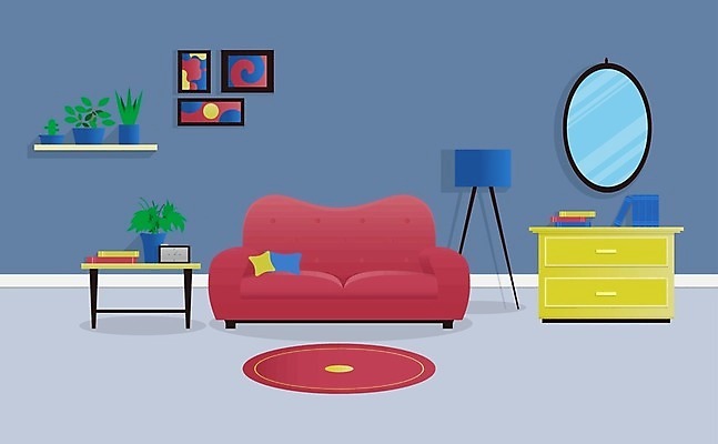 EPS 해외이미지 식물 디자인 꽃 벽 시계 가구 백그라운드 컨셉 일러스트 장신구 창문 벽지 탁자 추상 휴식 선반 바닥 아파트 주택 프레임 실내 내부 그래픽 장식 책 소파 3D 꽃병 카펫 방 램프 휴게실 플랫 만화 그림 리빙 스타일 안락 해외일러스트 생활용품 무늬 의자 조명 건물 디지털합성 파일형식 벡터 이미지허브