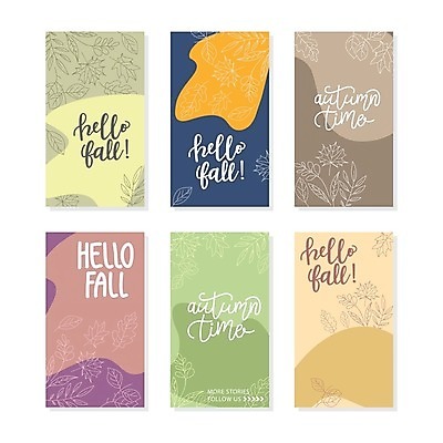 EPS 해외이미지 손글씨 배너 세로배너 단풍 낙엽 일러스트 사람없음 가을 라인아트 웨이브 배너세트 가을배경 해외일러스트 계절 선 백그라운드 잎 세로 세트 파일형식 벡터 가을_계절 이미지허브