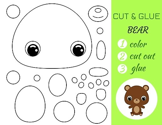 EPS 해외이미지 클립아트 동물 템플릿 캐릭터 교육 종이 야생동물 어린이 일러스트 곰 학교 놀이 동물원 책 검은색 유치원 게임 흰색 아기 퍼즐 숲 인쇄 만화 자르기 연습 뇌 그림 반죽 윤곽 페이지 고립 동물상 접착제 해외일러스트 일러캐릭터 컬러 포유류 모션 사람 조형물 풀_접착제 파일형식 벡터 이미지허브