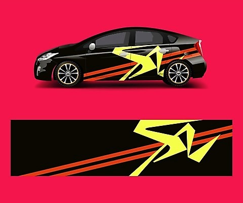 EPS 해외이미지 디자인 백그라운드 일러스트 자동차 추상 사람없음 목업 자동차코팅 해외일러스트 육상교통 무늬 파일형식 벡터 이미지허브