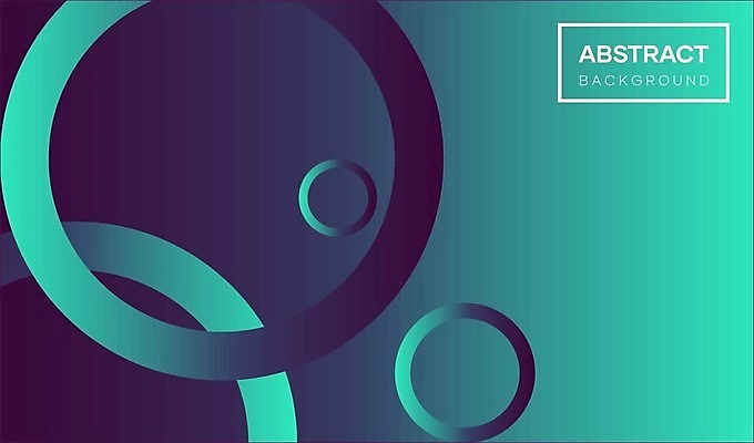 EPS 해외이미지 선 백그라운드 일러스트 추상 사람없음 원형 심플 청록색 그라데이션 민트색 해외일러스트 도형 컬러 무늬 파일형식 벡터 이미지허브