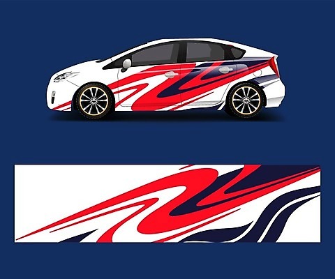 EPS 해외이미지 디자인 백그라운드 곡선 일러스트 자동차 추상 사람없음 목업 자동차코팅 해외일러스트 선 육상교통 무늬 파일형식 벡터 이미지허브