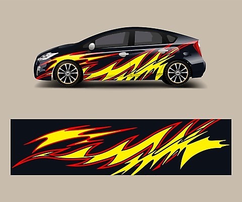 EPS 해외이미지 디자인 백그라운드 일러스트 자동차 추상 사람없음 목업 자동차코팅 해외일러스트 육상교통 무늬 파일형식 벡터 이미지허브