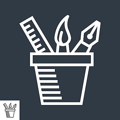 EPS 해외이미지 클립아트 교육 일러스트 학교 관계 유리 아이디어 자 창조 미술 그래픽 스터디 사무실 연필 펜 페인트 인포그래픽 장비 기구 공구 붓 업무 그리기 컨테이너 디자이너 그림 예술가 고립 보유 특별함 프리미엄 해외일러스트 직업 산업 컨셉 비즈니스 모션 재질 문화예술 문구용품 학용품 학습 필기구 도구 작업 파일형식 벡터 이미지허브