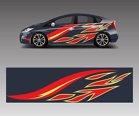 EPS 해외이미지 디자인 백그라운드 일러스트 자동차 추상 사람없음 목업 자동차코팅 해외일러스트 육상교통 무늬 파일형식 벡터 이미지허브