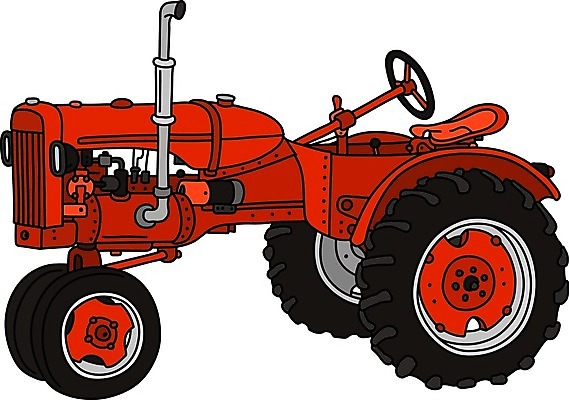 EPS 해외이미지 밭 농업 일러스트 교통시설 빨간색 농장 기계 수확 클래식 만화 땅 복고 트랙터 엔진 모터 밭일 옛날 해외일러스트 산업 컬러 교통 컨셉 농기계 시설 특수차량 파일형식 벡터 이미지허브