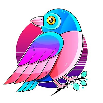 EPS 해외이미지 동물캐릭터 일러스트 사람없음 앵무새 해외일러스트 일러캐릭터 동물 캐릭터 조류 파일형식 벡터 이미지허브