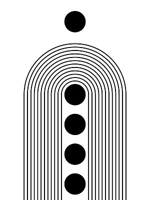 EPS 해외이미지 선 일러스트 사람없음 U 원형 그림 미니멀 해외일러스트 도형 알파벳 파일형식 벡터 이미지허브