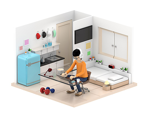 JPG 해외이미지 전신 남자 한명 앉기 성인 3D 재택근무 성인남자한명만 해외포토 포토 1 비즈니스 모션 사람 디지털합성 남자한명만 성인남자만 파일형식 이미지허브