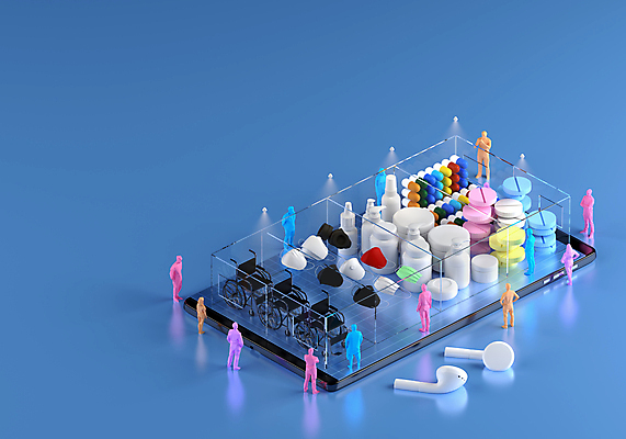 JPG 해외이미지 모바일 사람모양 병원 사람없음 스마트폰 3D 환자 도움 어플리케이션 구매 질병 약국 서비스 처방 온라인 돌봄 해외포토 포토 모양 컨셉 의학 모션 핸드폰 스마트기기 쇼핑 디지털합성 파일형식 이미지허브