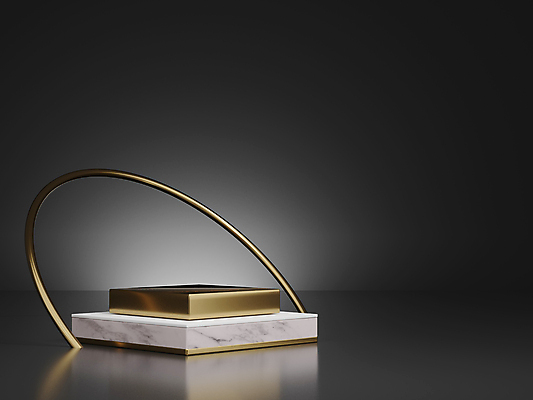 포토 JPG 해외이미지 사람없음 금속 사각형 검은색 금색 모던 아치 심플 대리석 광택 단상 카피스페이스 미니멀 해외일러스트 도형 컬러 재료 재질 공백 파일형식 이미지허브