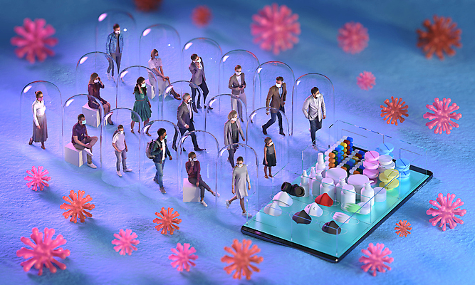 JPG 해외이미지 여자 남자 어린이 경고 여러명 성인 사람없음 3D 건강관리 질병 위험 예방 감염 번짐 돌봄 전염병 코로나바이러스 사회적거리두기 해외포토 포토 캠페인 다수 컨셉 의학 모션 건강 관리 사람 바이러스 디지털합성 파일형식 효과 이미지허브