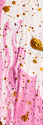 포토 JPG 해외이미지 분홍색 백그라운드 사람없음 빨간색 금색 혼합 뿌리기 질감 캔버스 아크릴물감 해외포토 컬러 모션 물감 파일형식 이미지허브