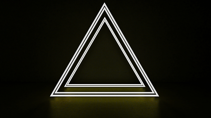 포토 JPG 해외이미지 디자인 선 컨셉 추상 사람없음 그래픽 3D 디지털 검은색 삼각형 네온 해외포토 도형 컬러 무늬 디지털합성 파일형식 이미지허브