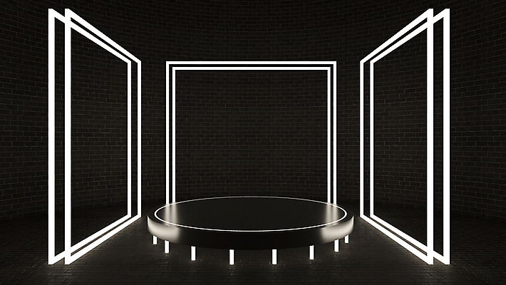 포토 JPG 해외이미지 디자인 컨셉 추상 사람없음 그래픽 3D 검은색 흰색 오브젝트 단상 목업 해외포토 컬러 무늬 디지털합성 파일형식 이미지허브