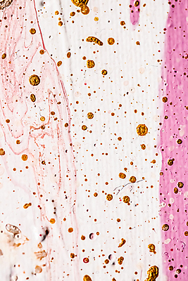 포토 JPG 해외이미지 분홍색 백그라운드 사람없음 빨간색 금색 혼합 뿌리기 질감 캔버스 아크릴물감 해외포토 컬러 모션 물감 파일형식 이미지허브