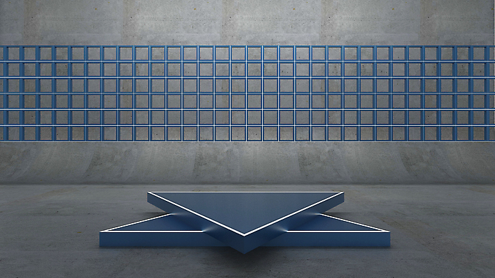 포토 JPG 해외이미지 디자인 컨셉 추상 사람없음 그래픽 파란색 3D 회색 오브젝트 단상 목업 해외포토 컬러 무늬 디지털합성 파일형식 이미지허브