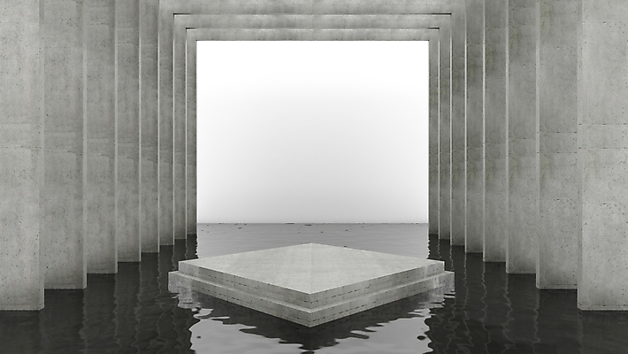 포토 JPG 해외이미지 디자인 백그라운드 컨셉 추상 사람없음 3D 회색 오브젝트 단상 목업 해외포토 컬러 무늬 디지털합성 파일형식 이미지허브