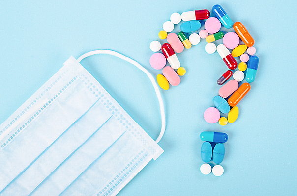 포토 JPG 해외이미지 의학 실내 마스크 사람없음 알약 약 물음표 파란배경 해외포토 기호 백그라운드 내부 파란색 파일형식 이미지허브