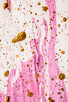 포토 JPG 해외이미지 분홍색 백그라운드 사람없음 빨간색 금색 혼합 뿌리기 질감 캔버스 아크릴물감 해외포토 컬러 모션 물감 파일형식 이미지허브