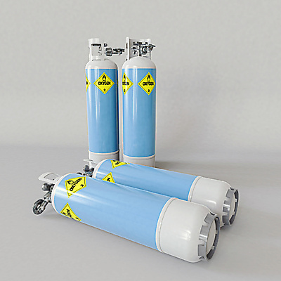 포토 JPG 해외이미지 건강 병원 사람없음 치료 3D 오브젝트 산소통 산소 압력 압축 의료용산소통 해외포토 의학 통 원소 디지털합성 파일형식 이미지허브