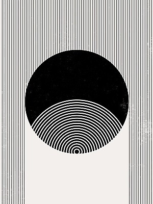 EPS 해외이미지 선 일러스트 사람없음 원형 그림 미니멀 해외일러스트 도형 파일형식 벡터 이미지허브