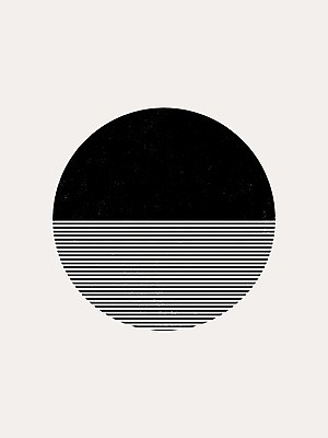 EPS 해외이미지 선 일러스트 사람없음 원형 그림 미니멀 해외일러스트 도형 파일형식 벡터 이미지허브