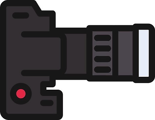 EPS 해외이미지 직업 백그라운드 일러스트 카메라 디지털 검은색 사진촬영 장비 흰색 사진사 필름 심볼 오브젝트 그림 셔터 고립 엘리먼트 해외일러스트 컬러 전자제품 촬영 작가 파일형식 벡터 이미지허브