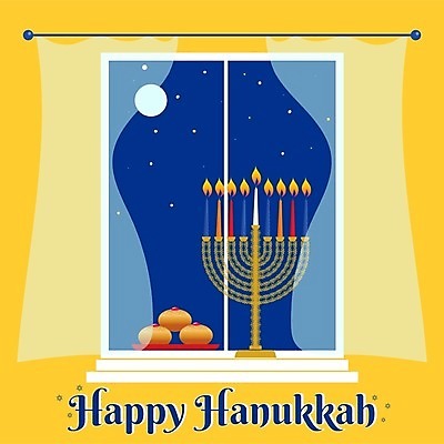 EPS 해외이미지 전통 행복 별 종교 문화 음식 백그라운드 일러스트 창문 불 휴가 전등 조명 주택 야외 장식 파란색 빛 축제 달 램프 축하 인사 신용카드 도넛 야간 심볼 촛대 유대인 유태교 이스라엘 해외일러스트 자연요소 감정 컬러 컨셉 디저트 건물 금융 예절 서아시아 파일형식 벡터 이미지허브