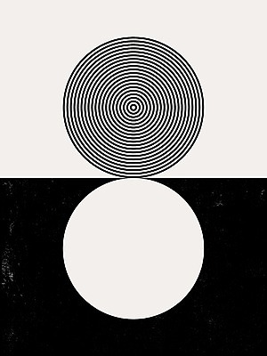 EPS 해외이미지 선 일러스트 사람없음 원형 그림 반전 미니멀 해외일러스트 도형 컨셉 파일형식 벡터 이미지허브