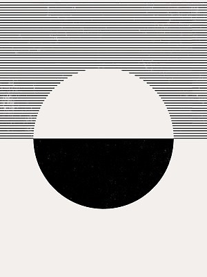 EPS 해외이미지 선 일러스트 사람없음 원형 그림 반전 미니멀 해외일러스트 도형 컨셉 파일형식 벡터 이미지허브