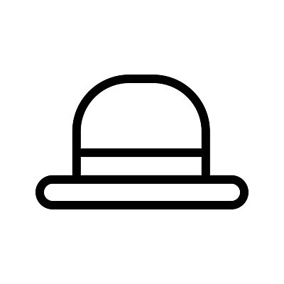 EPS 해외이미지 디자인 여자 문화 선 일러스트 머리 유행 흰색 우아함 심볼 그림 복고 윤곽 페도라 고립 스타일 해외일러스트 모자_잡화 컬러 컨셉 사람 신체부위 파일형식 벡터 이미지허브