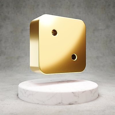 JPG 해외이미지 일러스트 사람없음 3D 디지털 금색 황금 심볼 주사위 광택 해외일러스트 컬러 디지털합성 파일형식 이미지허브